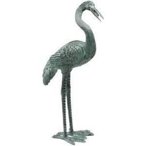   Asian Home Garden Bird Bronze Statue Sculpture Figurine Crane Set