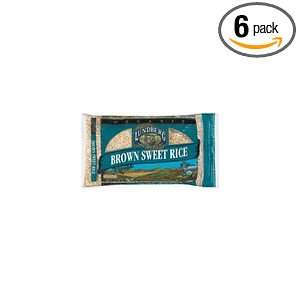 Lundberg Organic Brown Sweet Rice, 32 Ounce (Pack of 6)  