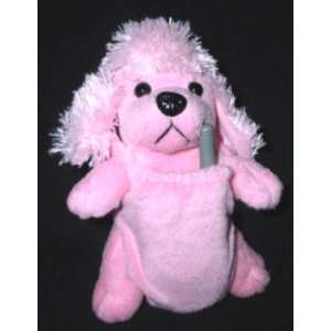  French Paris PINK POODLE dog CELL PHONE HOLDER CASE 
