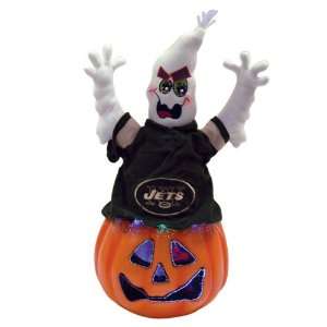  16 NFL New York Jets Lighted Fiber Optic Halloween Ghost 
