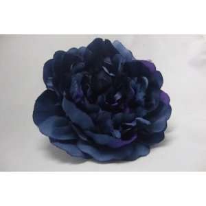  Soft Full Peony Bloom Hair Flower Clip and Pin Back Brooch, Limited