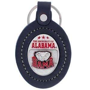  Alabama Crimson Tide Leather Key Chain   NCAA College 