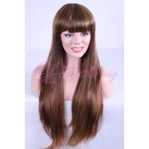  70cm Long Mix Women Straight Fashion Hair Wig Fl03  4 