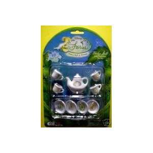 Disney Tinker Bell Fairies Mini Porcelain Tea Set  Toys & Games 