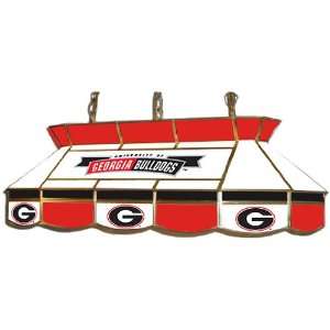  Georgia Bulldogs Stained Glass Pool Table Light