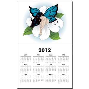 Calendar Print w Current Year Dogwood Flower Fairy