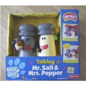 Blues Clues Talking Salt Pepper Shakers Vintage