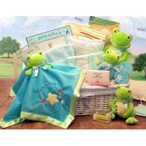   Little Prince or Little Princess Just Hoppin Baby Gift Basket Baby