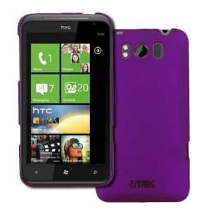  EMPIRE HTC Titan Purple Stealth Rubberized Hard Case Cover 