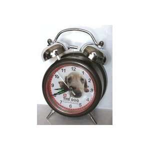   dog Clock   Golden Retriever Twin Bell Alarm Clock 6