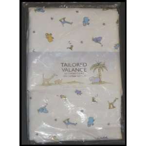   Lennon Real Love Musical Parade Tailored Window Valance   White Baby