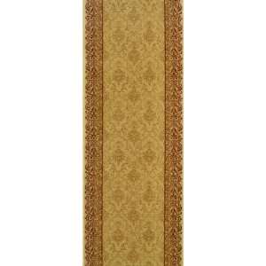   Rug Aubrey Runner, Gold, 2 Foot 2 Inch by 12 Foot