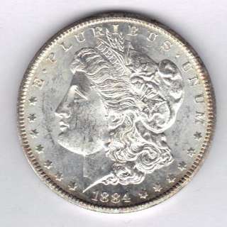 1884 CC Morgan Silver Dollar US Coin ~ Carson City ~   