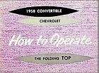 1942 1948 CHEVY FACTORY CONVERTIBLE TOP OPERATION GUIDE  