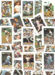 1988 TOPPS BASEBALL Major League Leaders Card Set  