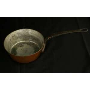  Vintage French Kitchenware Copper Pot Pan Iron Handle 