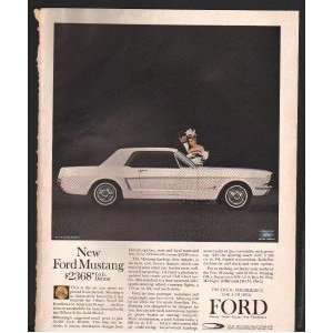  1964 Advertisement New Ford Mustang 