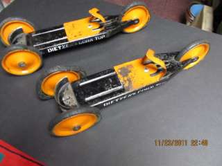   Dietzens Corn Top Bread Roller Skates 3 Wheel Advertising Pair  