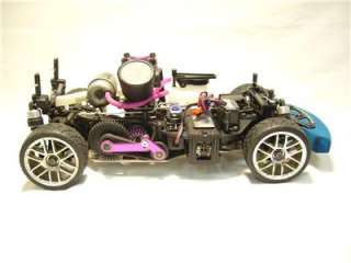 HPI Mini Nitro RS4 2 speed gas radio control touring car Honda Civic 