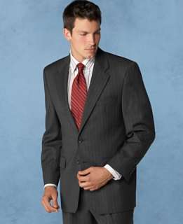 Lauren By Ralph Lauren Total Comfort Grey Stripe Suit Separates Big 