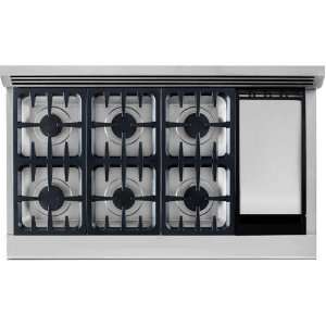   DCS RGU 486GD N Range 48, 6 Burner, Griddle, Natural Gas Appliances