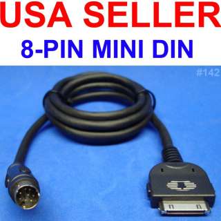 PIN DIN iPOD iPHONE iPHONE3G NANO AUX CABLE US SELLER  
