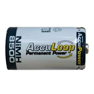   8500 mAh AccuLoop Low Discharge NiMH Rechargeable Battery Electronics