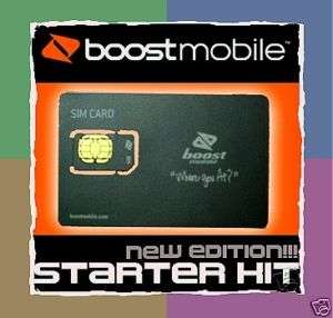 BOOST 64K SIM CARD STARTER KIT + $5 ACTIVATION CREDIT  