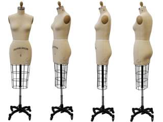 Professional dress form, Mannequin, Size 2, w/Hip+Arm  