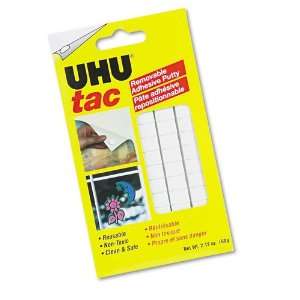  UHU® Tac Adhesive Putty, Removable/Reusable, Nontoxic, 2 