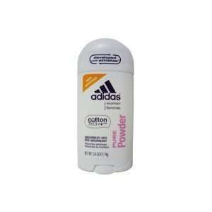  Adidas for Women Cotton Tech Deodorant Pure Powder 2.6 OZ 