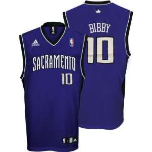 Mike Bibby Youth Jersey adidas Purple Replica #10 Sacramento Kings 