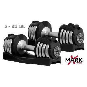   XM 3305 Adjustable Dumbbells (2 25 lb. Dumbbells)