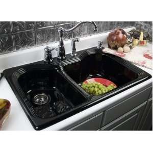 Advantage Bridlewood Self Rimming 60/40 Double Bowl Kitchen Sink 