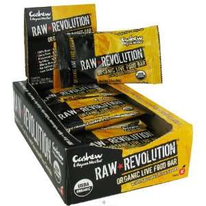  Raw Revolution Cashew & Agave Nectar Bar ( 12X2.2 Oz 