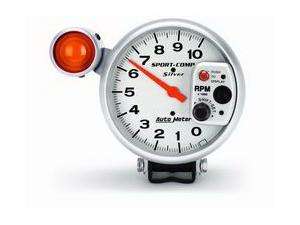    Auto Meter 3911 Sport Comp Silver Shift Lite Tachometer