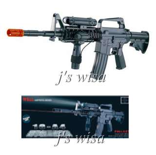 M16A4 M16 M4 AIRSOFT SPRING RIFLE GUN LASER BLUE LIGHT  