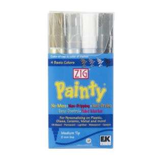 Zig Painty Medium Tip Paint Markers 4 pkOpens in a new window