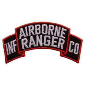  U.S. Army Airborne Ranger Patch Black & White 4 Patio 