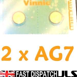 Vinnic Alkaline coin Batteries AG7 LR926 399 L926 543  