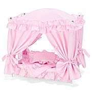   Baby DOLL CANOPY BED + Pillow+Bedding for American Girl Kids 18 Dolls