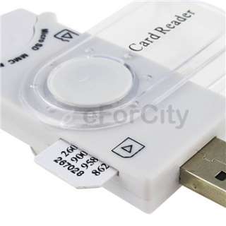All in 1 USB 2.0 Phone Sim Card Cell+Mini Micro SD Memory Card Reader 