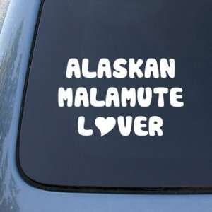  ALASKAN MALAMUTE LOVER   Car, Truck, Notebook, Vinyl Decal 