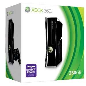 New Xbox 360 250GB System+Kinect Sensor&2 games Bundle 885370236095 