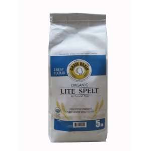 Organic Lite Spelt, All Purpose Flour, (5 Pound)  Grocery 