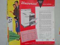 1950s Universal Gas Stove Cribben & Sexton Co. Models  