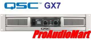 QSC GX7 Professional Power Amplifier C Stock GX 7 Factory Refurbished 