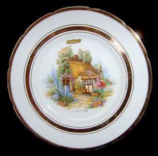Regency England Ste Anne Somerset Cottage Dinner Plate  