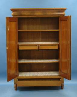 Antique English Furniture Walnut Bookcase / Armoire  