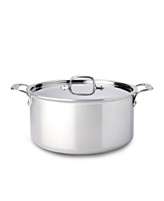 All Clad Stainless Steel Covered Stockpot, 8 Qt.